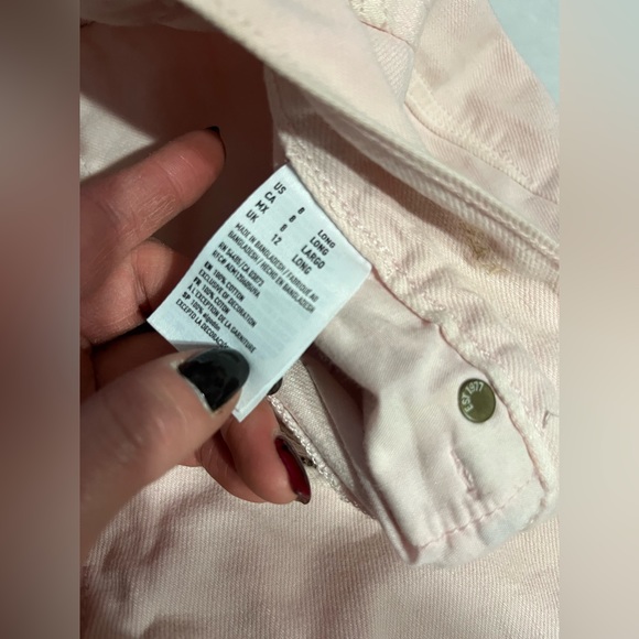 American Eagle peach colored mom jean - Picture 4 of 4